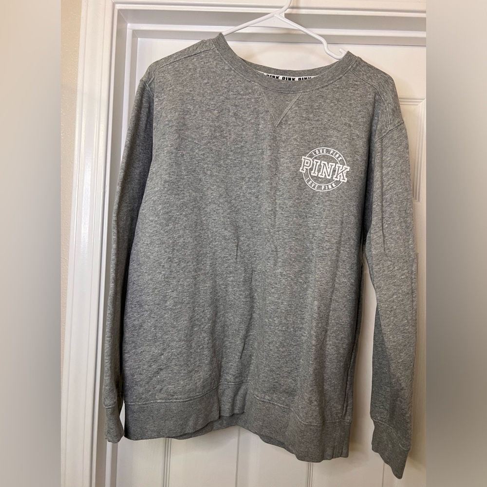 Gray VS PINK Crewneck Sweatshirt